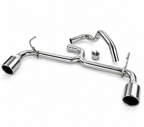 Exhaust after cat - after, back